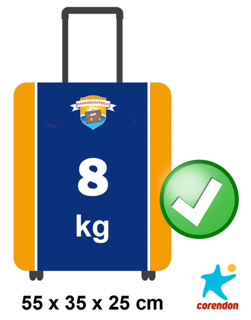 Corendon bagage en bagagekosten Bagagekosten.nl